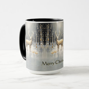 Guld-julrenen Helgdag Mugg