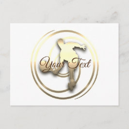 Guld Julsäsong Vibbar Vykort