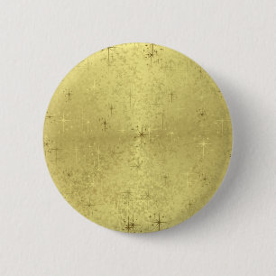Guld- julstjärnor omkullkastar på papper knapp