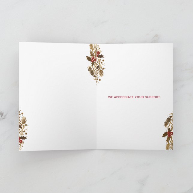 Guld Justice  Holly WandeLawyer jul Helgkort (Inuti)