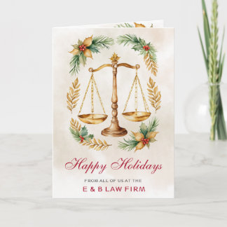 Guld Justice Holly WandeLawyer jul Helgkort