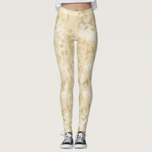 Guld kamouflage Glitter Leggings