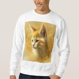Guld katt  lång ärmad tröja