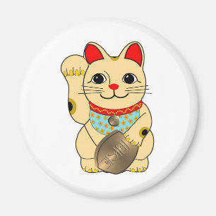 Guld- katt magnet
