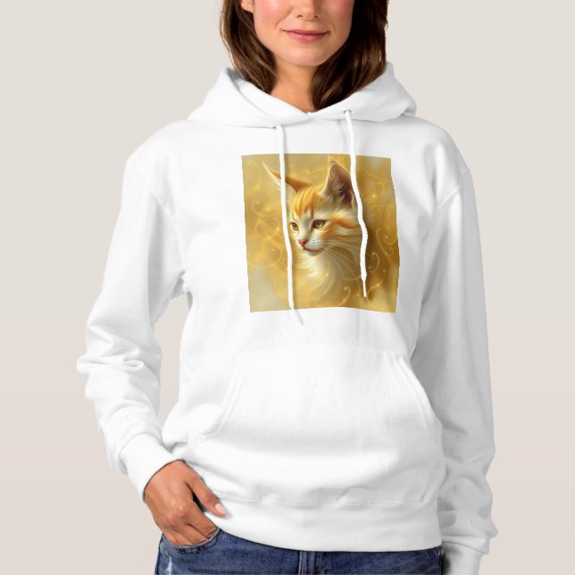 Guld katt  t shirt (Framsida)