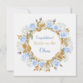 Guld-Kissed Blue Ro Möhippa Kort