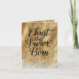 Guld KJV Scripture Christian Jul Anteckningskort