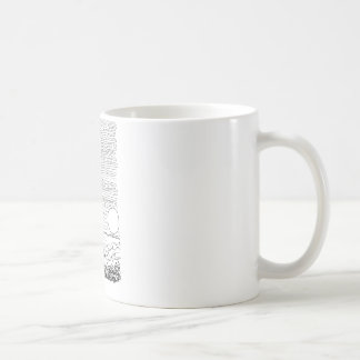 Guld- klotter på strandmuggen kaffemugg