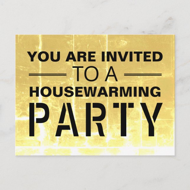 Guld Klubb Poster inbjudan till Houseworktekniker (Framsida)