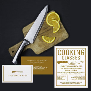 Guld Knivar, Gourmet, reklamklasser för kokning Reklamblad