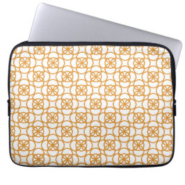 Guld Knot Mönster Laptop Fodral