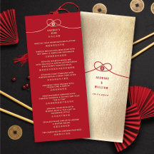 Guld Knot Union Dubbla Happity China Bröllop