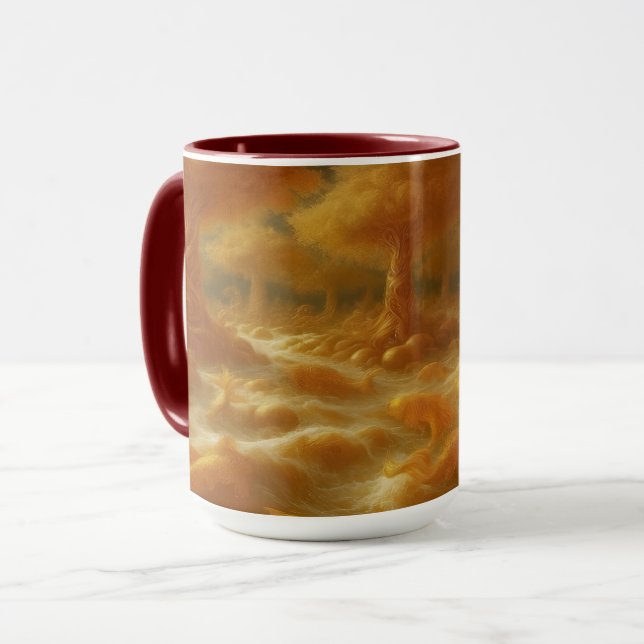 Guld Koi Mugg (Framsida vänster)