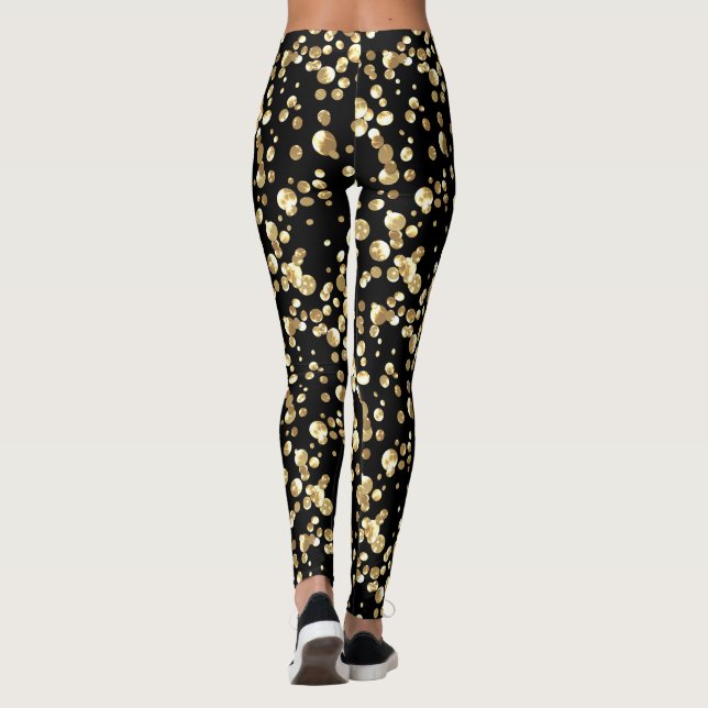 Guld konetti . leggings (Baksida)
