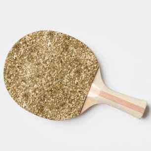 Guld-konfetti Glitter Pingisracket
