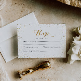 Guld Konfetti Jubileumssvarskort - GAC168 OSA Kort