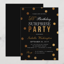 Guld-konfetti och svart överraskning, Födelsedagsf