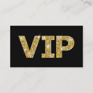 Guld- konsulent för glitterVIP-affär Visitkort