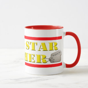 Guld- kopp för stjärnamorkaffe