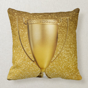 Guld- kopptrofé kudde