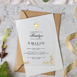 Guld Kor De Bautizo Spansk Gender Neutral White