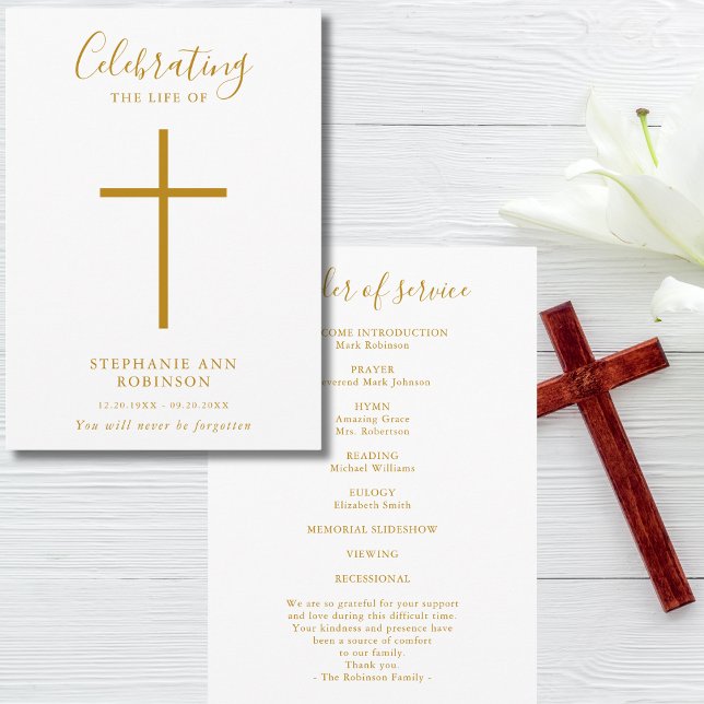 Guld Kor Firande i livets serviceorder Program (Skapare uppladdad)