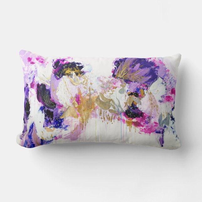 Guld- korall dämpar lumbarkudde (Framsida)