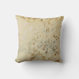 Guld-kostavning Skriv ut metallisk spegeldyna Kudde