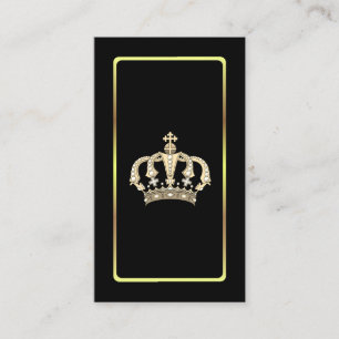Guld Krona Classy Affärskort Visitkort