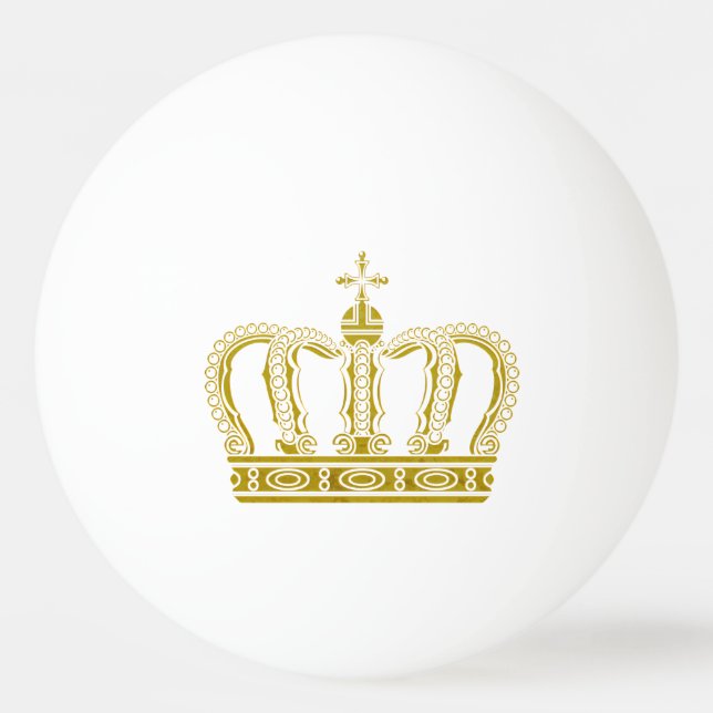 Guld krona + dina idéer pingisboll (Baksidan)