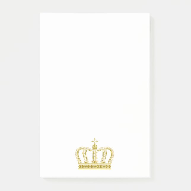 Guld- krona + dina idéer post-it block (Framsida)