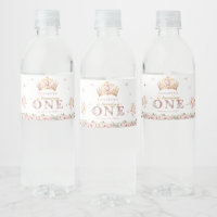 Guld Krona Princess Girl 1st Birthday