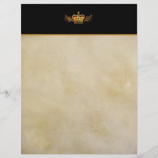 Guld Krona, utseendet Letterhead (Framsida)
