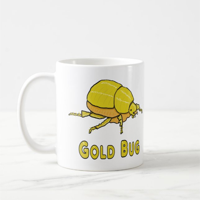 Guld Kryp Kaffemugg (Vänster)