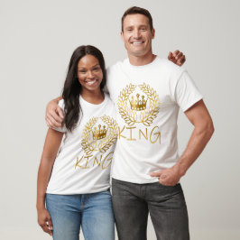 Guld Kung T Shirt