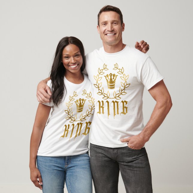 Guld Kung T Shirt (Unisex)