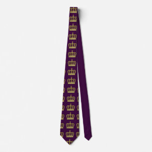 Guld- kunglig krona II + din backgr. & idéer Slips