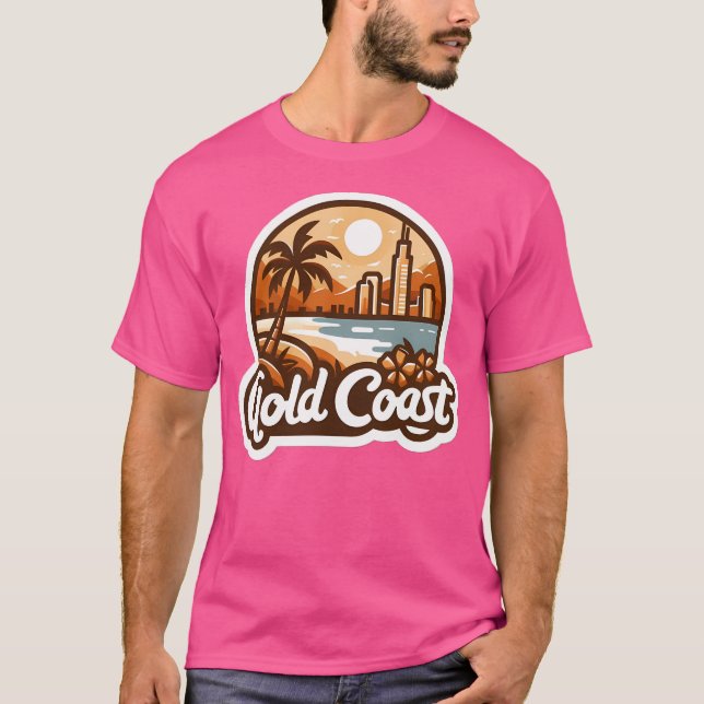 Guld Kusten Australien T Shirt (Framsida)
