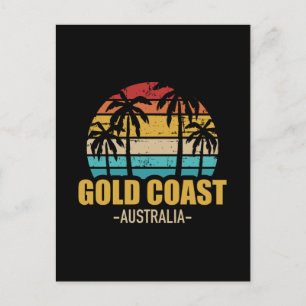Guld kusten Australien Vykort