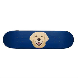 Guld- labb mini skateboard bräda 18,5 cm