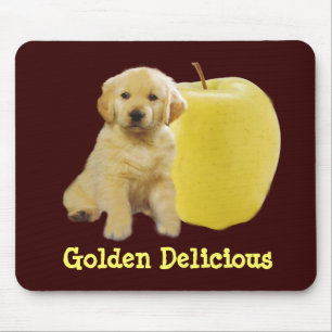 Guld- - läckra Mousepad Musmatta