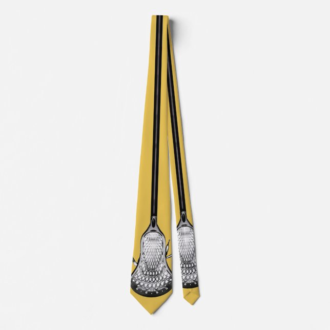 Guld Lacrosse Neck Tie Slips (Framsida)