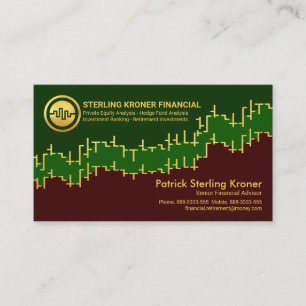 Guld Lagrar Forex Graph Financial Consultant Visitkort