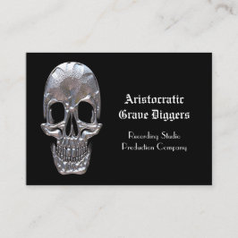 Guld- lagrarskalleprofessionell visitkort