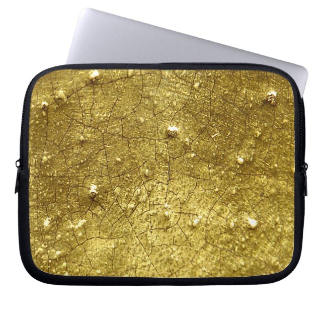 Guld Laptop Fodral (Framsidan)