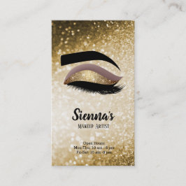 Guld Lash Öga Visitkort