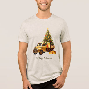 Guld Lastbil Julgran Helgdag Manar, skeppsbrott T Shirt