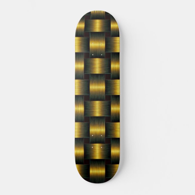 Guld Lattice Skateboard (Framsida)
