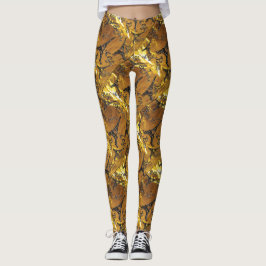 Guld Leggings