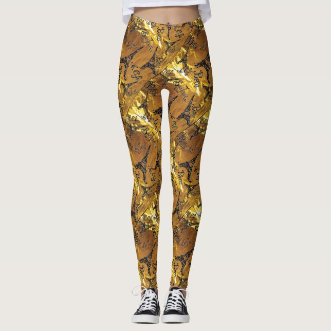 Guld Leggings (Framsida)